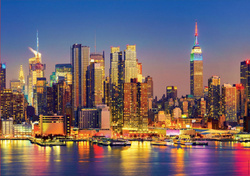 Puzzle 1500 el. Manhattan nocą / Nowy Jork