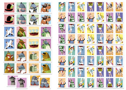 Puzzle 25-50 el. Leśne opowieści (Super zestaw 4 w 1)