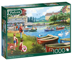 Puzzle 1000 el. FALCON Przystań nad jeziorem
