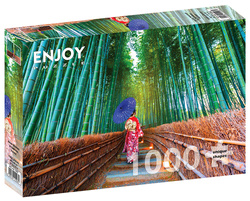 Puzzle 1000 el. Las bambusowy / Japonia