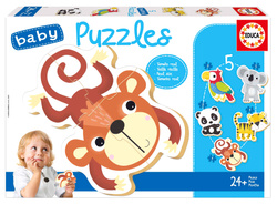 Puzzle 3-5 el. Dzikie zwierzęta 2