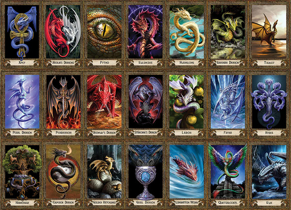 Puzzle 1000 el. 21 smoków