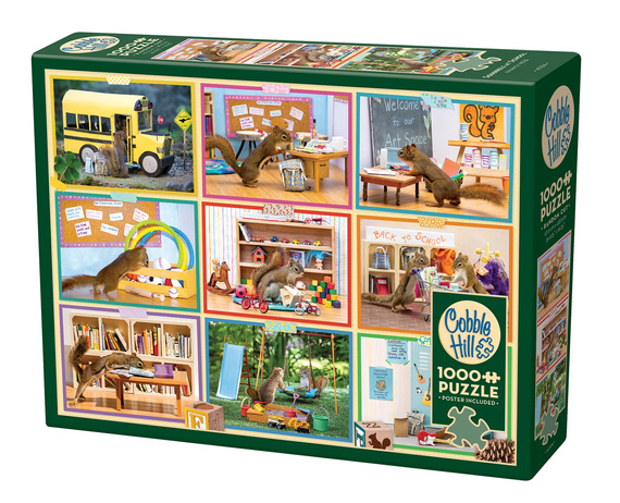 Puzzle 1000 el. Wiewiórki w szkole