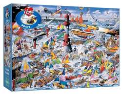 Puzzle 1000 el. Kocham łodzie