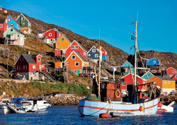 Puzzle 1000 el. Skandynawskie domy