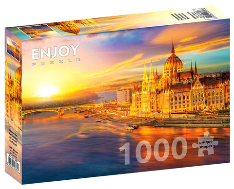 Puzzle 1000 el. Budynek parlamentu / Budapeszt / Węgry