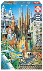Puzzle 1000 el. Projekty Gaudiego (miniatura)
