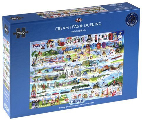 Puzzle 2000 el. Brytyjskie znaki szczególne