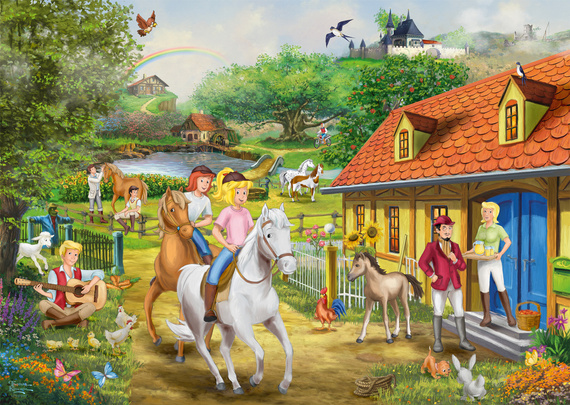 PQ Puzzle 1000 el. THOMAS KINKADE Bibi & Tina
