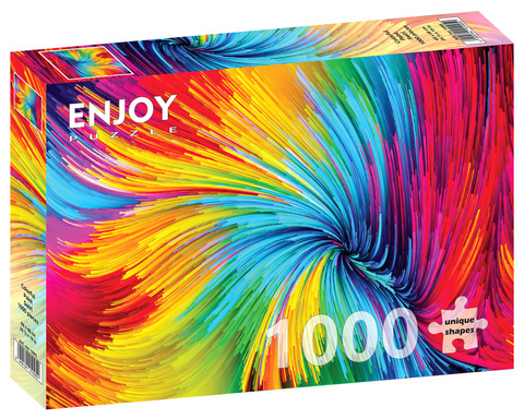 Puzzle 1000 el. Kolorowy wir