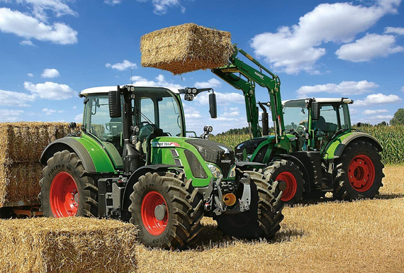 Puzzle 100 el. FENDT Traktory: 724 Vario, 716 Vario