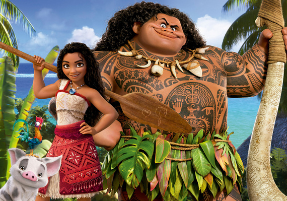 Puzzle 50 el. + 80 el. + 100 el. + 150 el. Vaiana 2