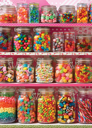 Puzzle 500 el. Półka ze słodyczami