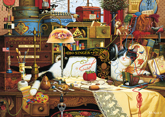 PQ Puzzle 1000 el. CHARLES WYSOCKI Maggie - Krawcowa