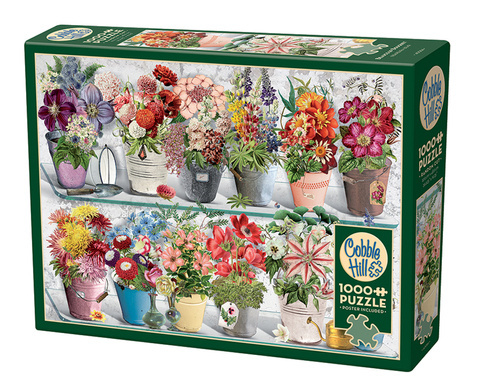 Puzzle 1000 el. Kwiaty doniczkowe
