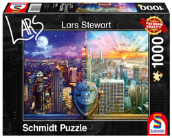 PQ Puzzle 1000 el. LARS STEWART Nowy Jork (Dzień / Noc)