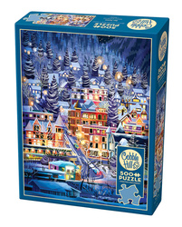 Puzzle 500 el. Miasteczko narciarskie