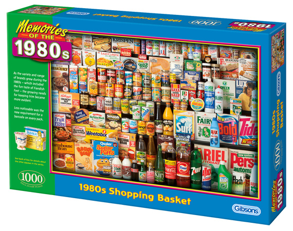 Puzzle 1000 el. Koszyk z zakupami (lata 80-te)