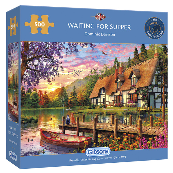 Puzzle 500 el. Czekając na kolację