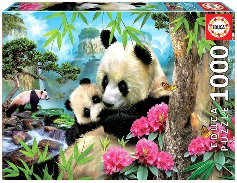 Puzzle 1000 el. Misie panda