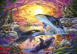 Puzzle 4000 el. Uwolnić orkę