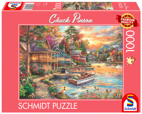 PQ Puzzle 1000 el. CHUCK PINSON Domek na wakacje