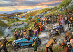 Puzzle 1000 el. FALCON Rajd pojazdów zabytkowych