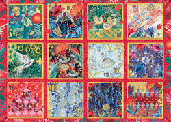 Puzzle 1000 el. 12 dni świąt Bożego Narodzenia