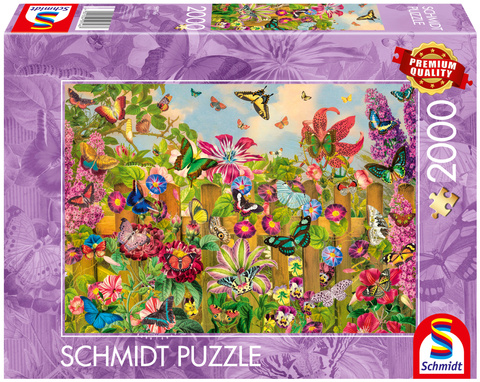 PQ Puzzle 2000 el. Ogród motyli