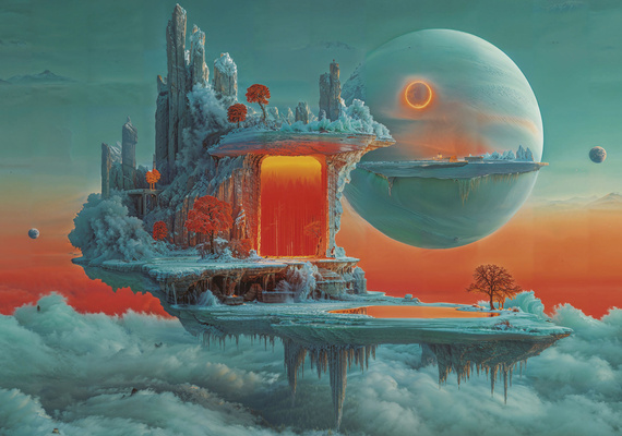 Puzzle 500 el. Planeta ognia i lodu