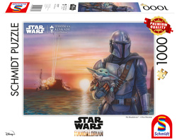PQ Puzzle 1000 el. THOMAS KINKADE Nowy kierunek (Star Wars - The Mandalorian)