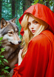 Puzzle 1000 el. Czerwony kapturek