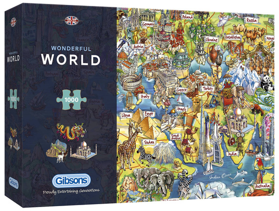Puzzle 1000 el. Cudowny świat
