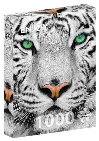 Puzzle 1000 el. Biały tygrys syberyjski