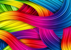 Puzzle 1000 el. Kolorowa dzianina