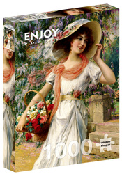Puzzle 1000 el. Ogród kwiatowy, Paul Émile Vernon
