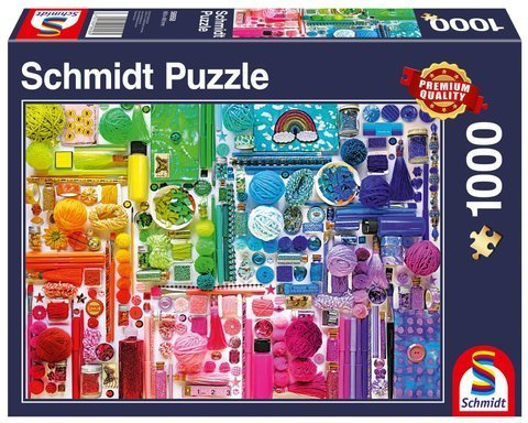 PQ Puzzle 1000 el. Wszystkie kolory tęczy