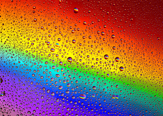 Puzzle 1000 el. Tęczowe krople