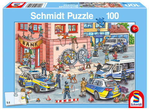Puzzle 100 el. Policyjna akcja