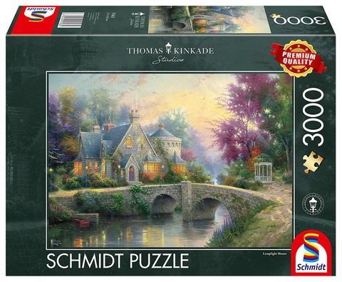 PQ Puzzle 3000 el. THOMAS KINKADE Wieczorną porą