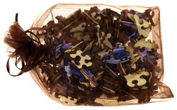 Puzzle drewniane / kolorowe 185 el. - Jednorożec