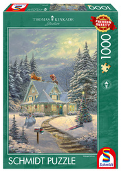 PQ Puzzle 1000 el. THOMAS KINKADE Dostawa o północy
