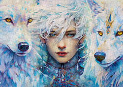 Puzzle 1000 el. Dziadek Mróz