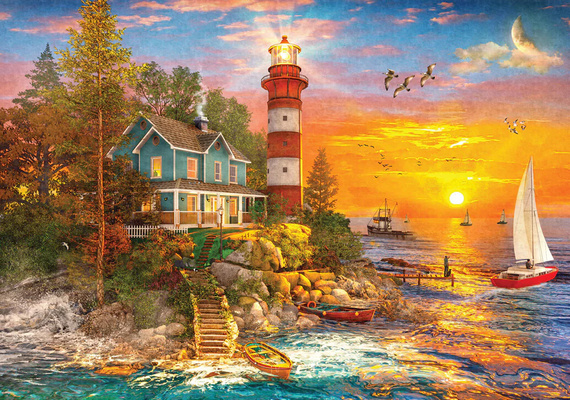 Puzzle 500 el. Latarnia morska