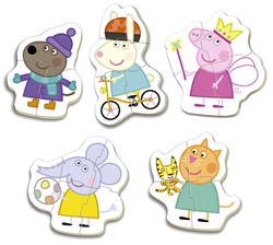 Puzzle 3-5 el. Świnka Peppa