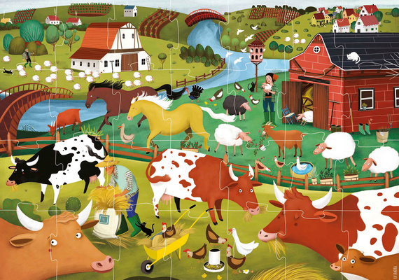 Puzzle XL 28 el. Farma