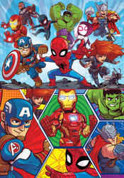 Puzzle 2 x 20 el. Marvel Super Hero Adventures