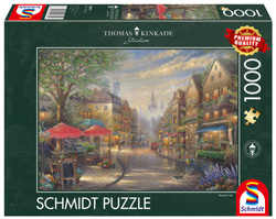 PQ Puzzle 1000 el. THOMAS KINKADE Kawiarenka w Monachium / Niemcy