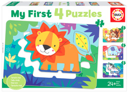 Puzzle 5-8 el. Dzikie zwierzęta