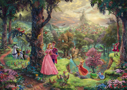 PQ Puzzle 1000 el. THOMAS KINKADE Śpiąca Królewna (Disney)